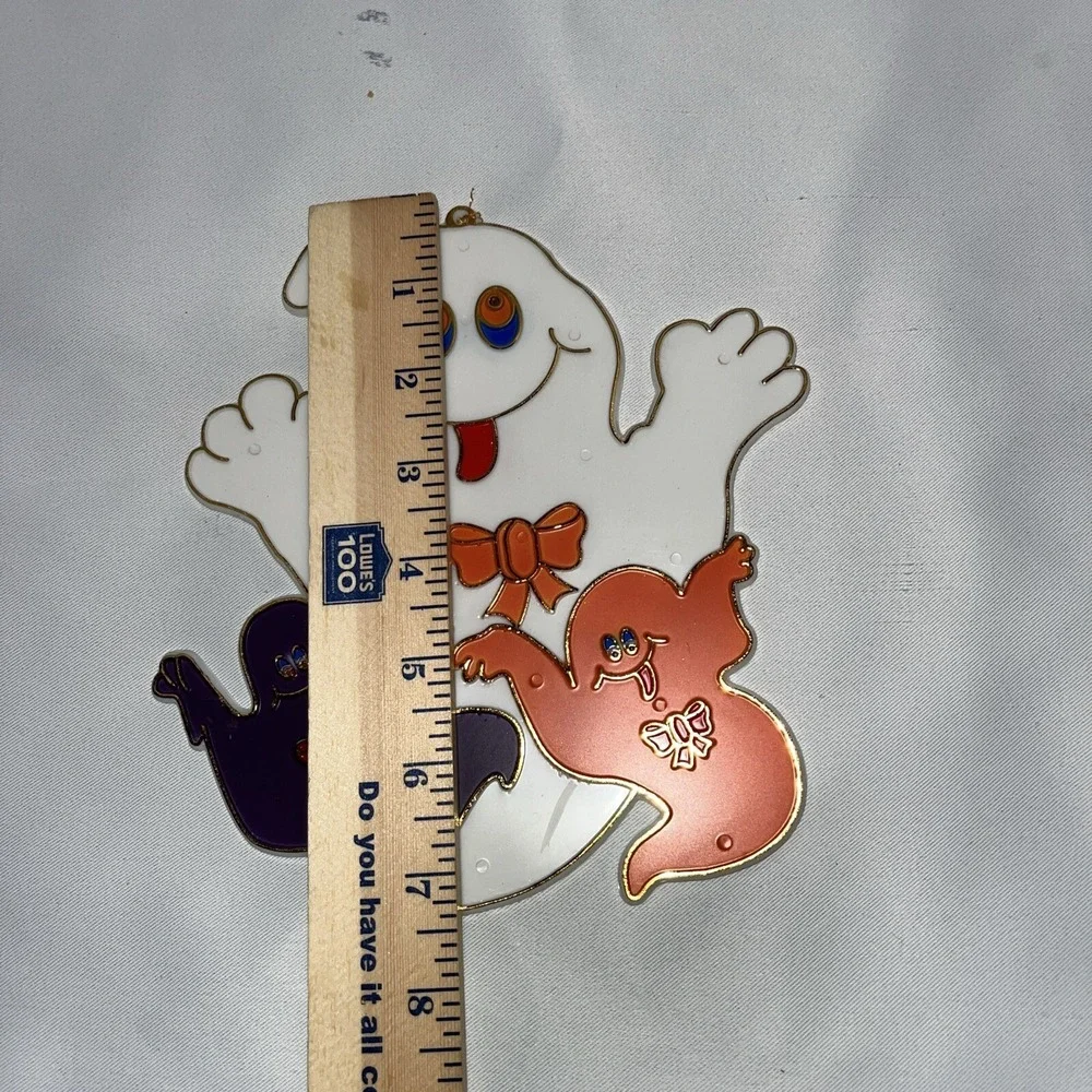 Halloween 3  Ghosts  Window‎ Decor Suncatcher Ghost Plastic Vintage